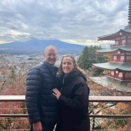 Brent & Lisa Mt Fuji[63]